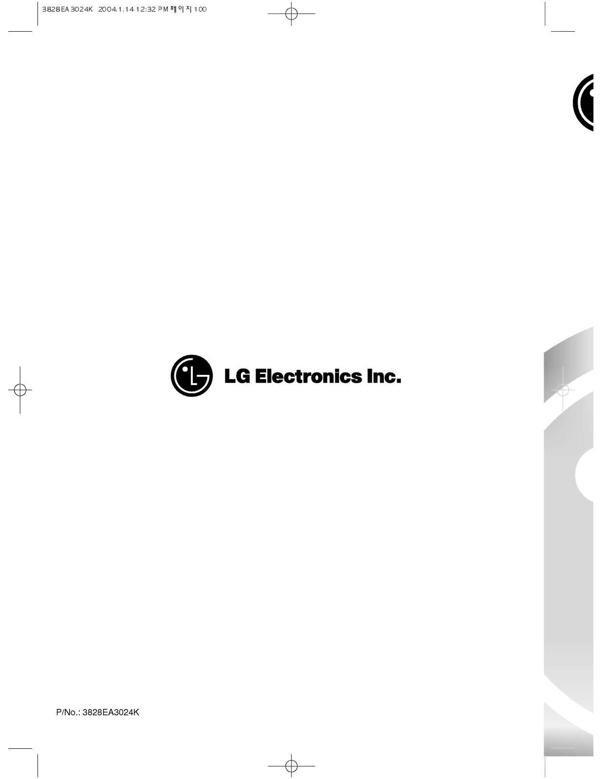 LG WFT85C31DH Owner’s Manual