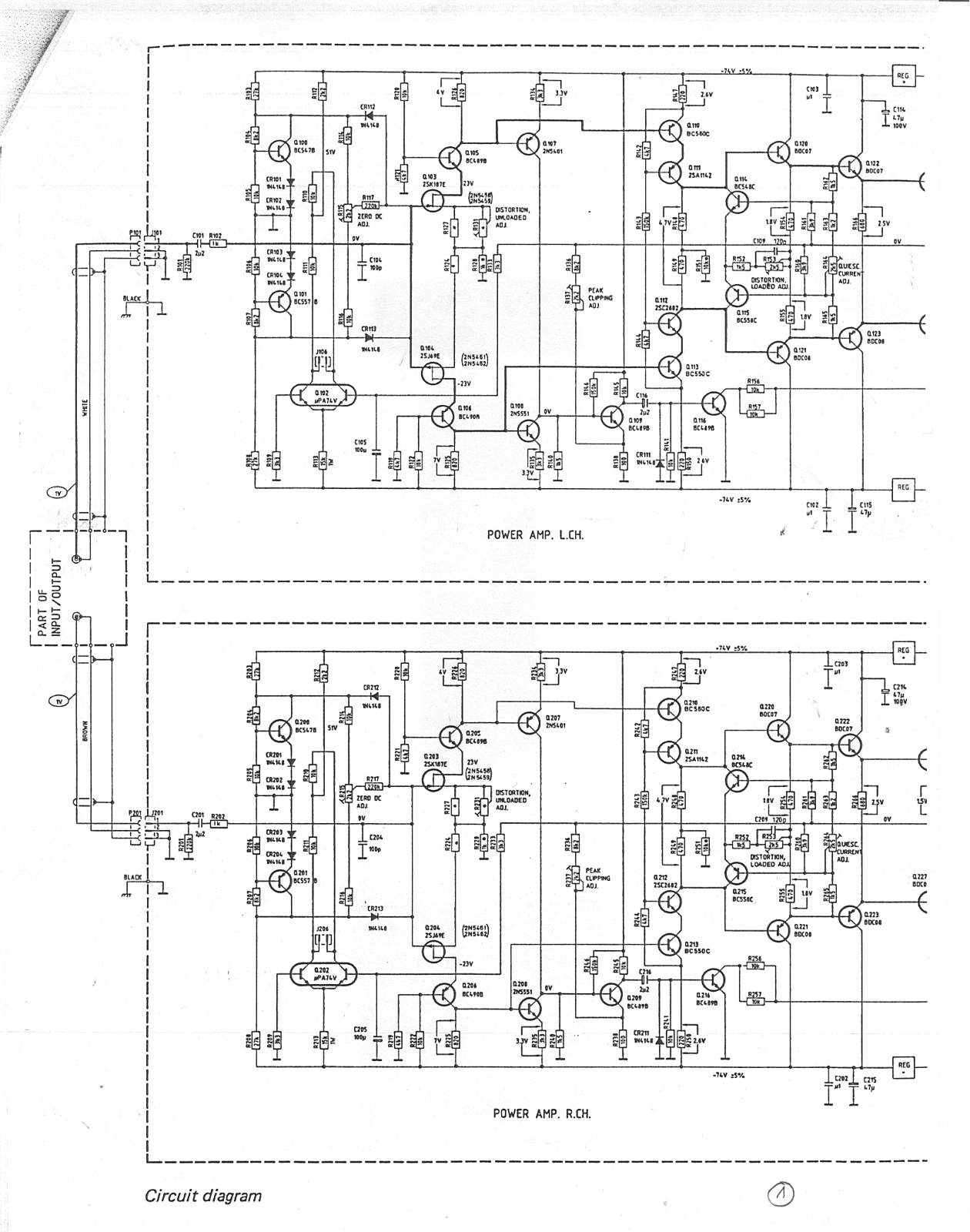 Tandberg TPA-3026-A Schematic