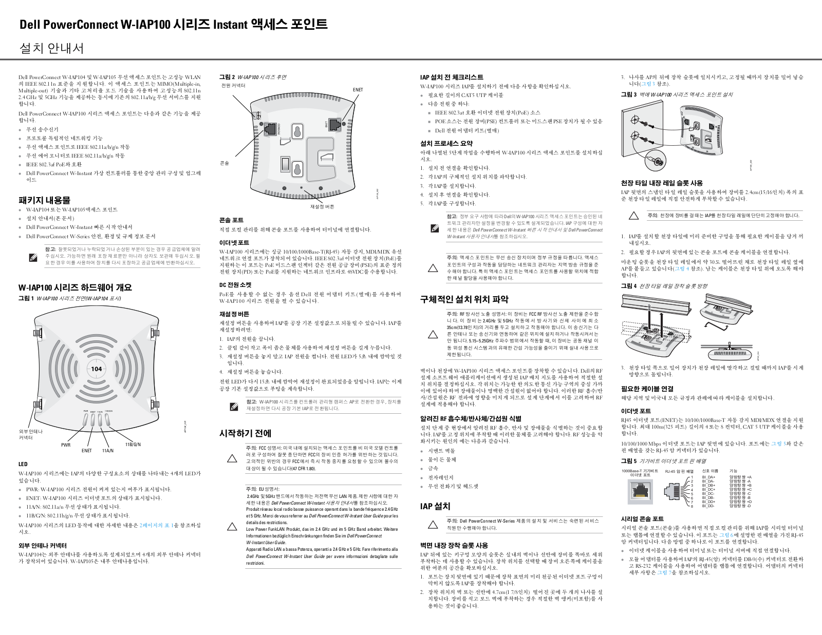 Dell W-IAP104, W-IAP105 User Manual