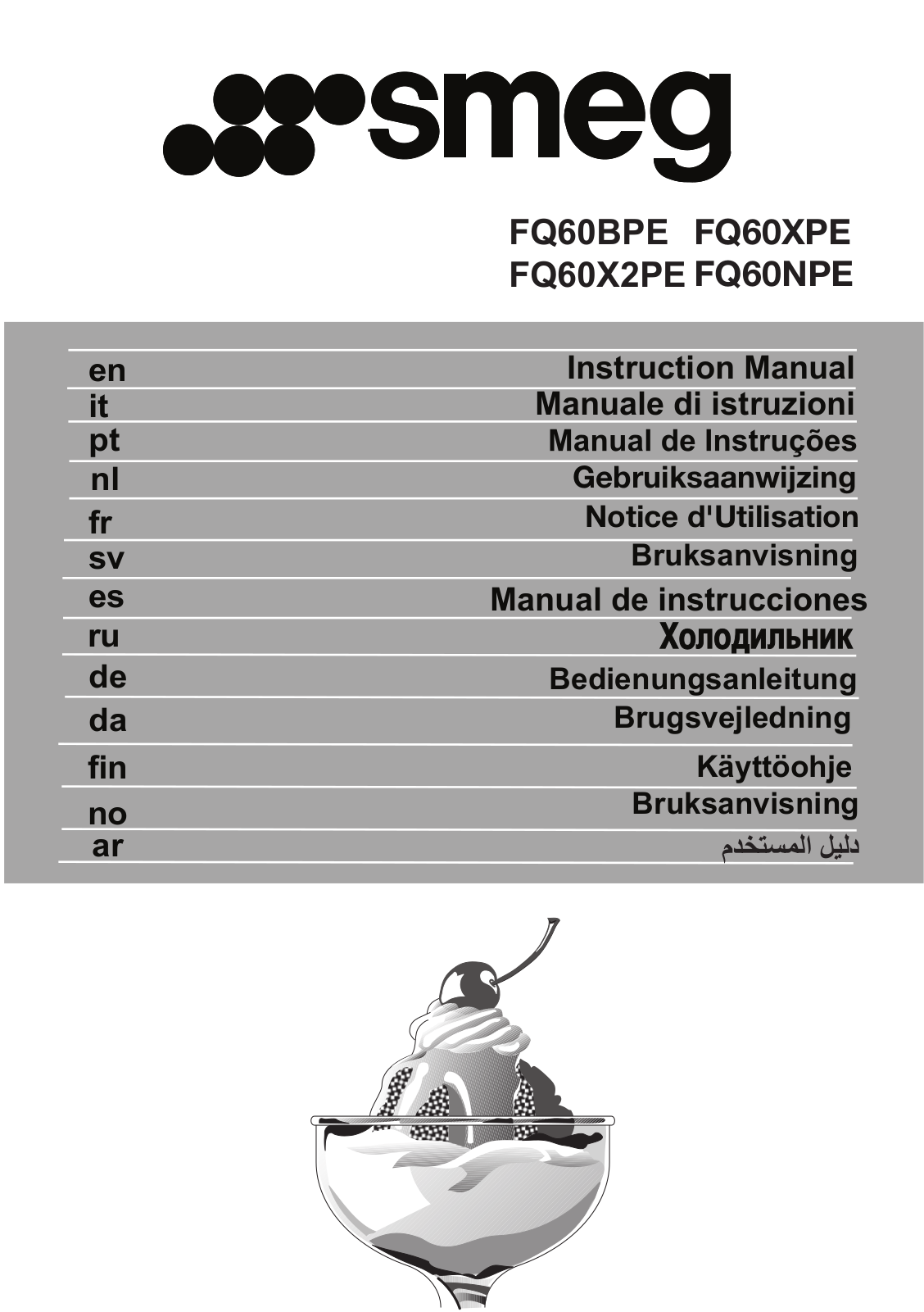 Smeg FQ60X2PE1 User manual