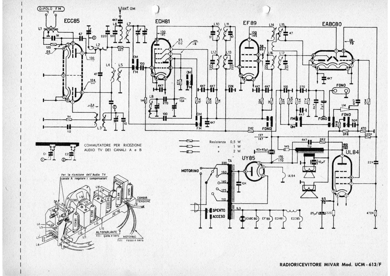 Mivar ucm613f schematic - ManualMachine.com