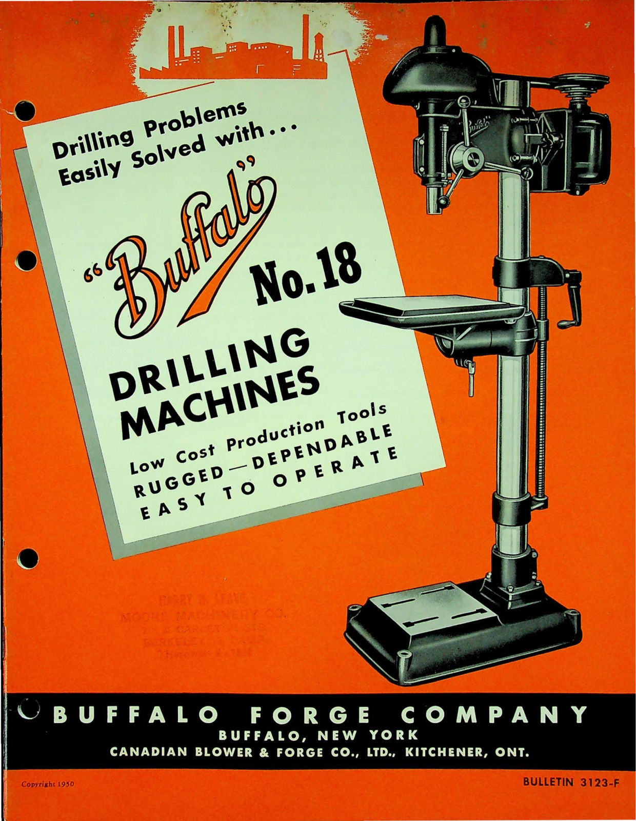 Buffalo Forge No. 18 Drilling Machine Drill Presses - ManualMachine.com