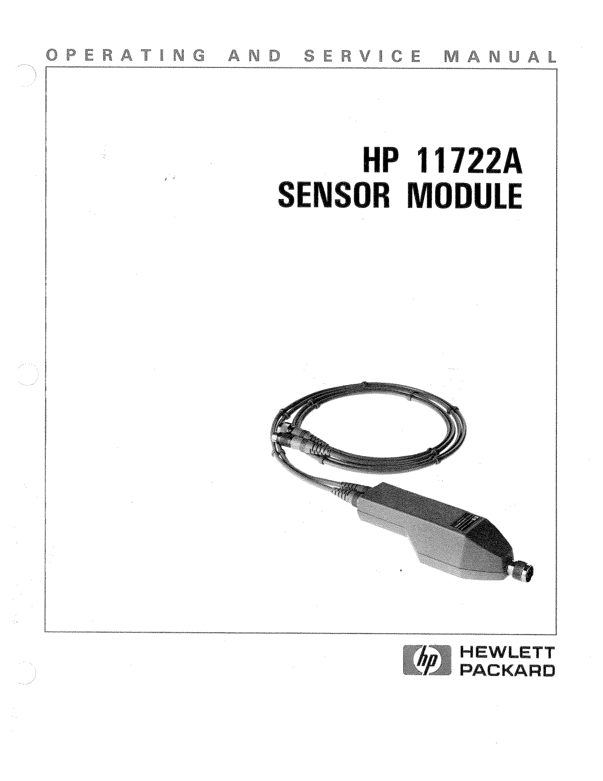 HP (Hewlett-Packard) 11722A User Manual