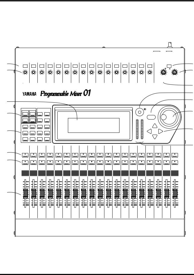 Yamaha PROGRAMMABLE MIXER 01 User Manual