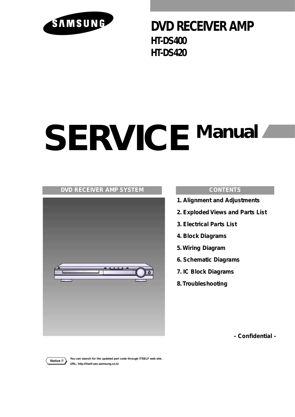 Samsung HT-DS400, HT-DS420 Service Manual