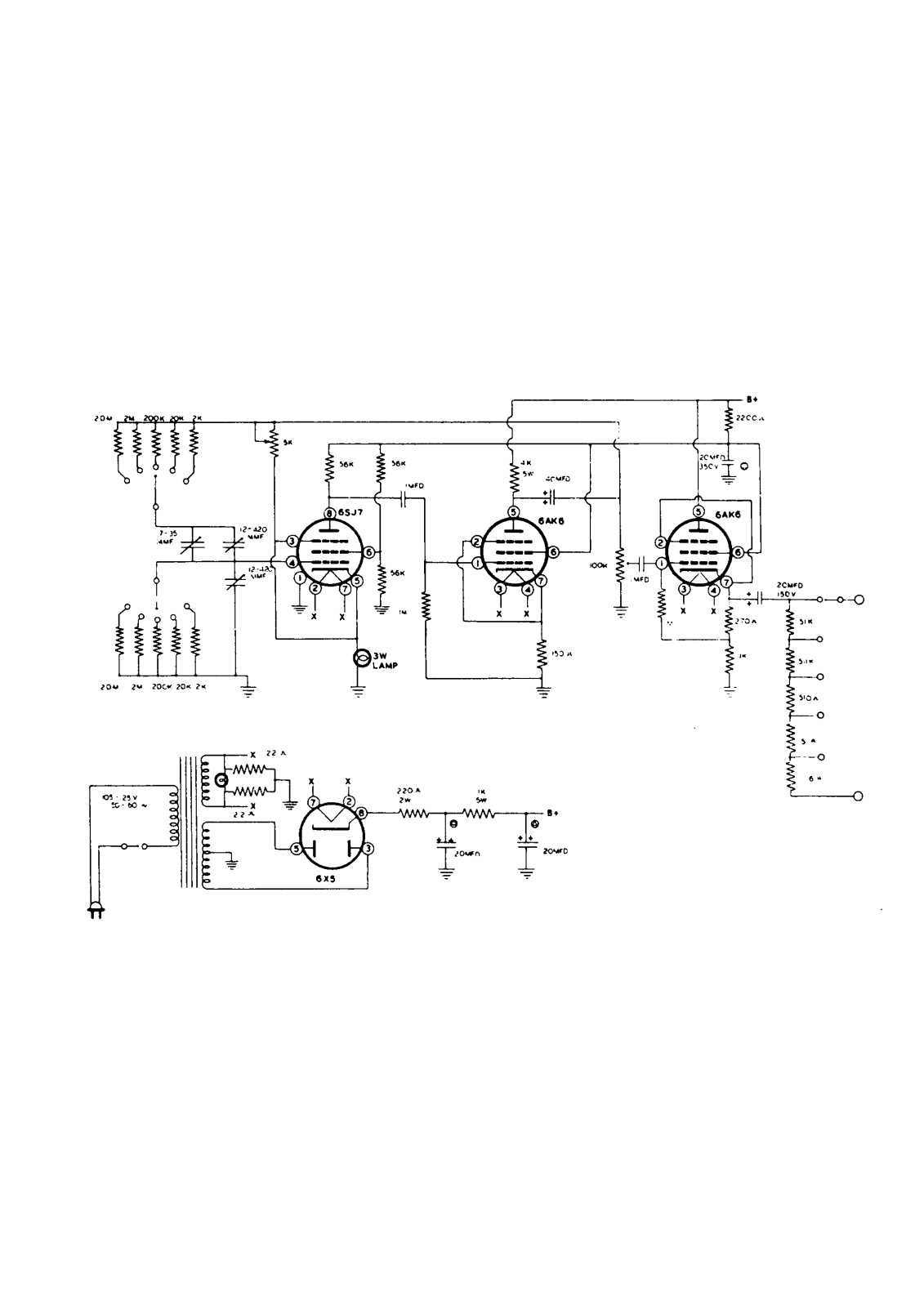 Heath Company AG-8 Schematic