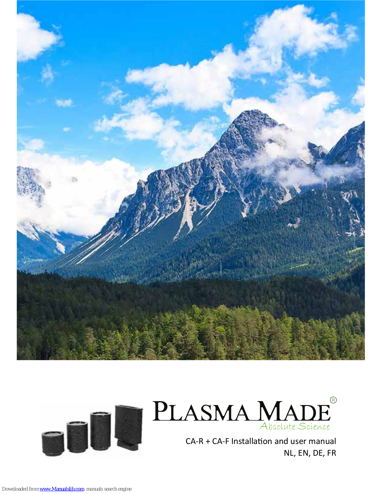 PlasmaMade CA-R series, CA-F series, CA-R 150-300, CA-F 230/80-312, CA-R 150-150 Installation And User Manual