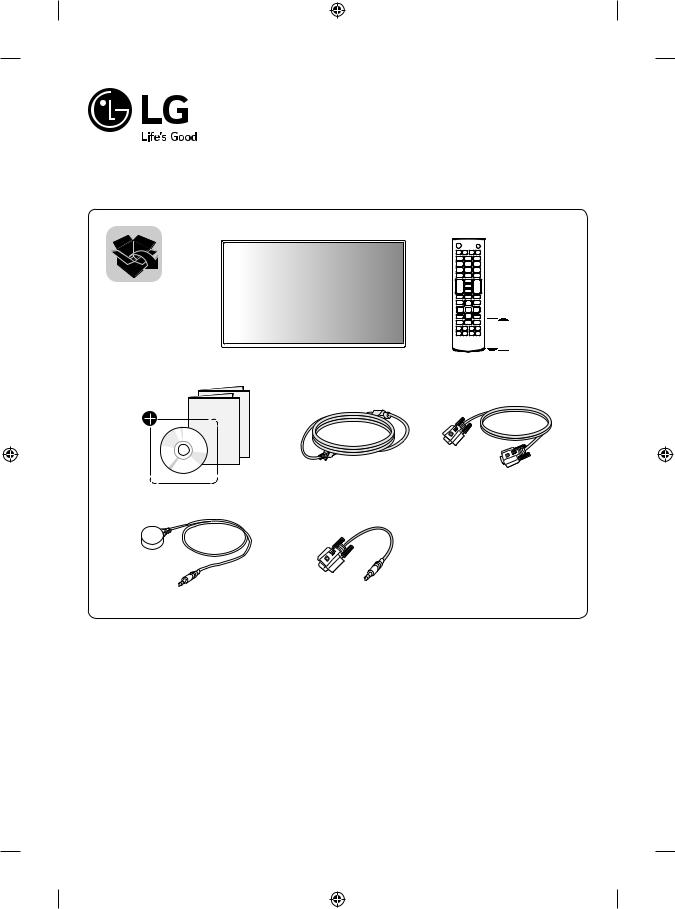 LG 49SE3DD-B Quick Setup Guide