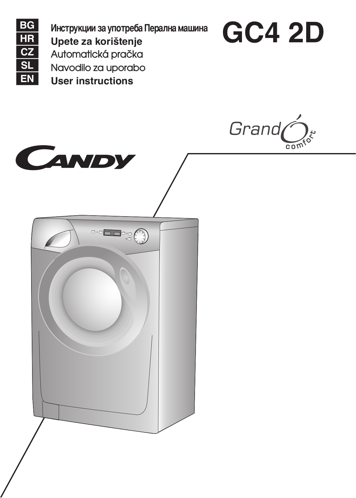 Candy GC4 1262D1 User Manual