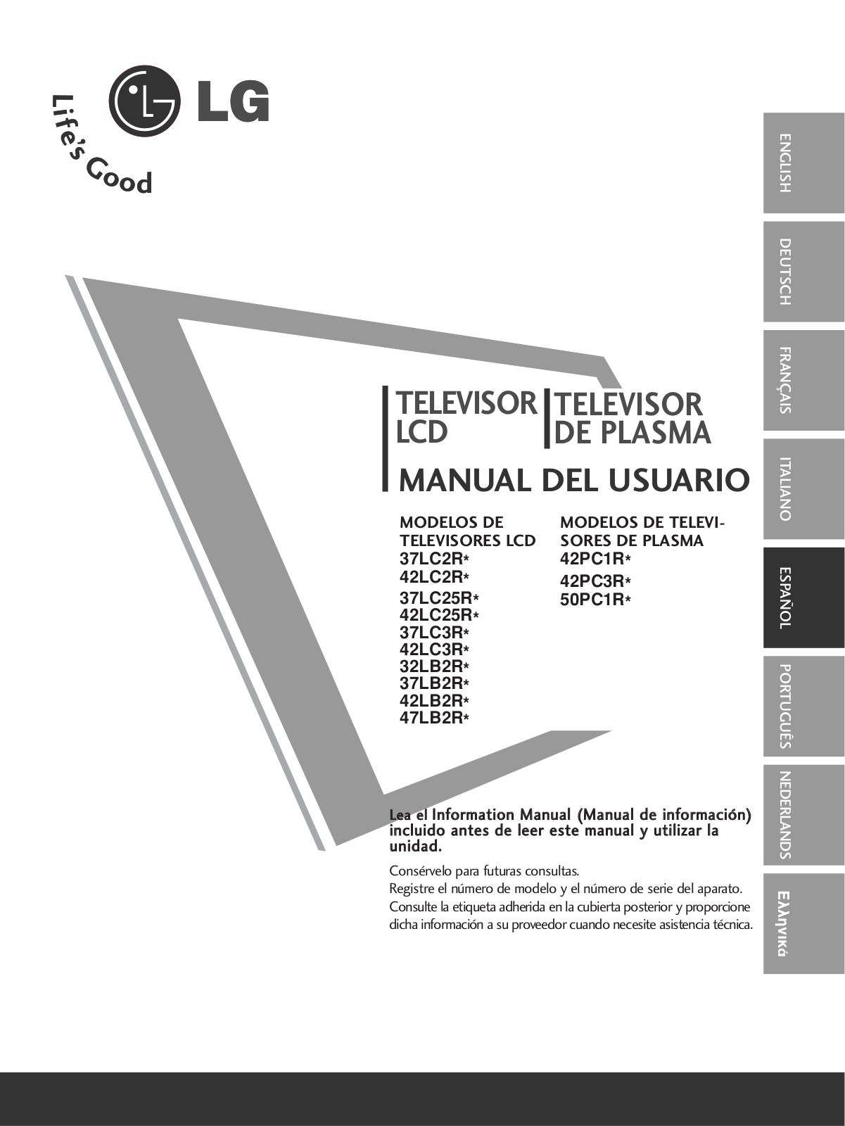 LG 32LB2R, 47LB2RF User Manual