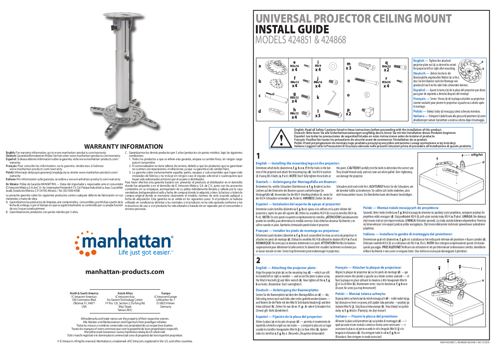 Manhattan ICA-PM106SM Quick Guide - ManualMachine.com