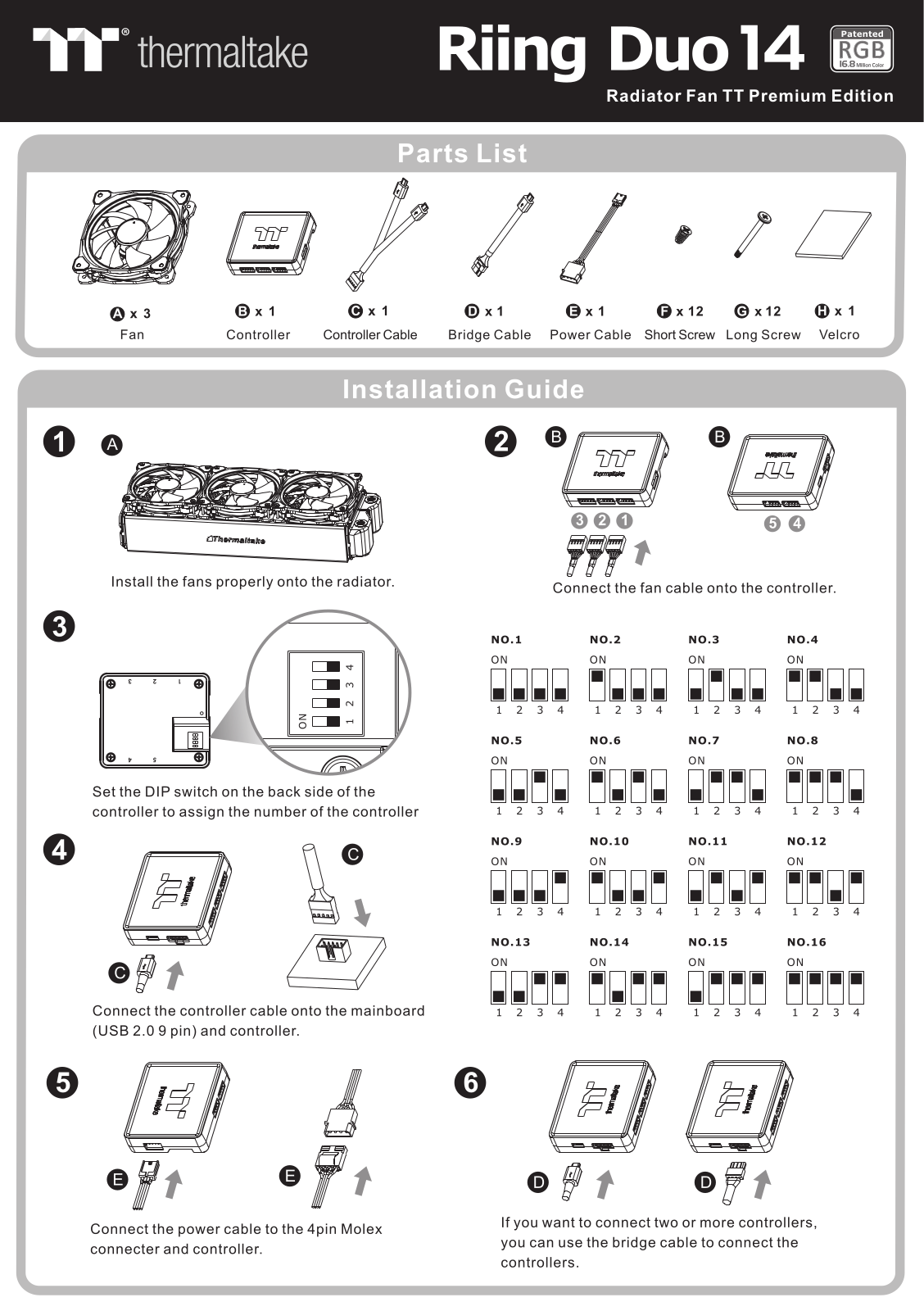 THERMALTAKE TT 74718 Instructions - ManualMachine.com