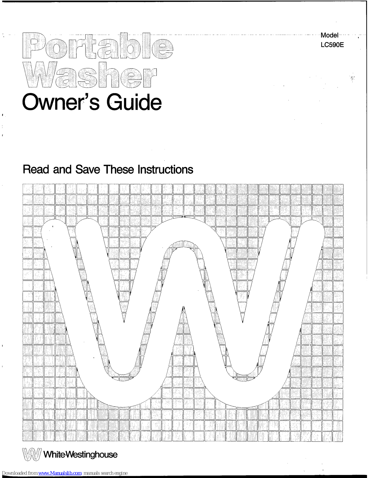 White-Westinghouse LC590E Owner's Manual