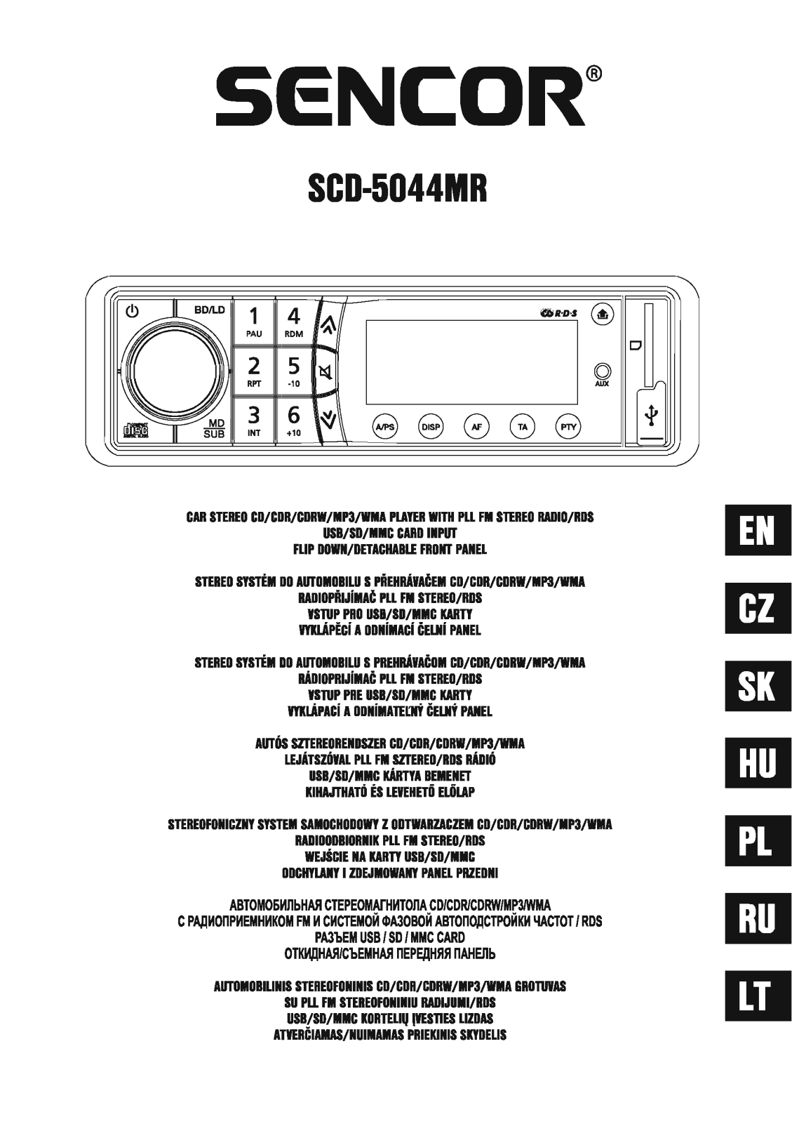 Sencor SCD 5044MR User Manual