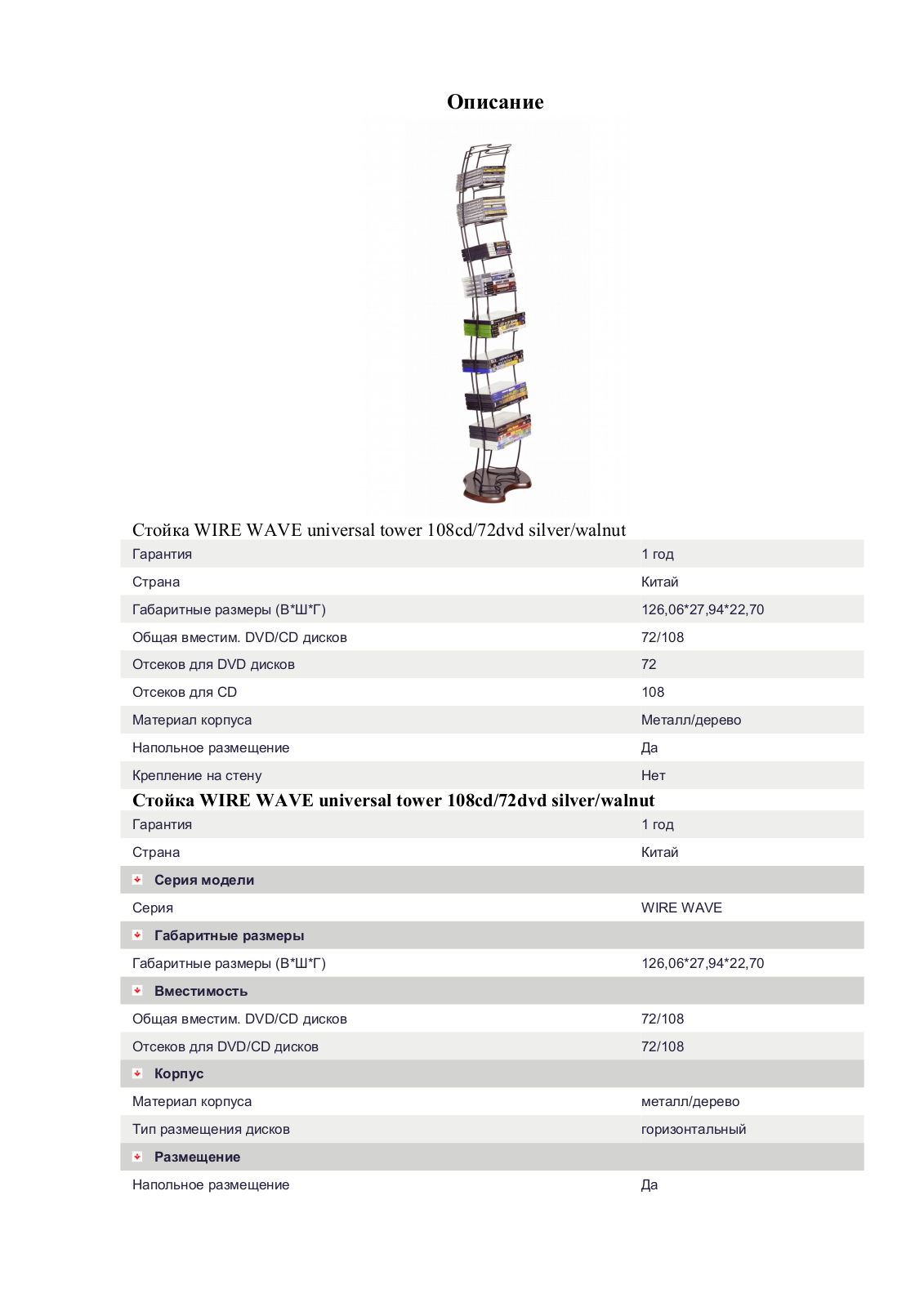 Atlantic WIRE WAVE 72DVD User Manual