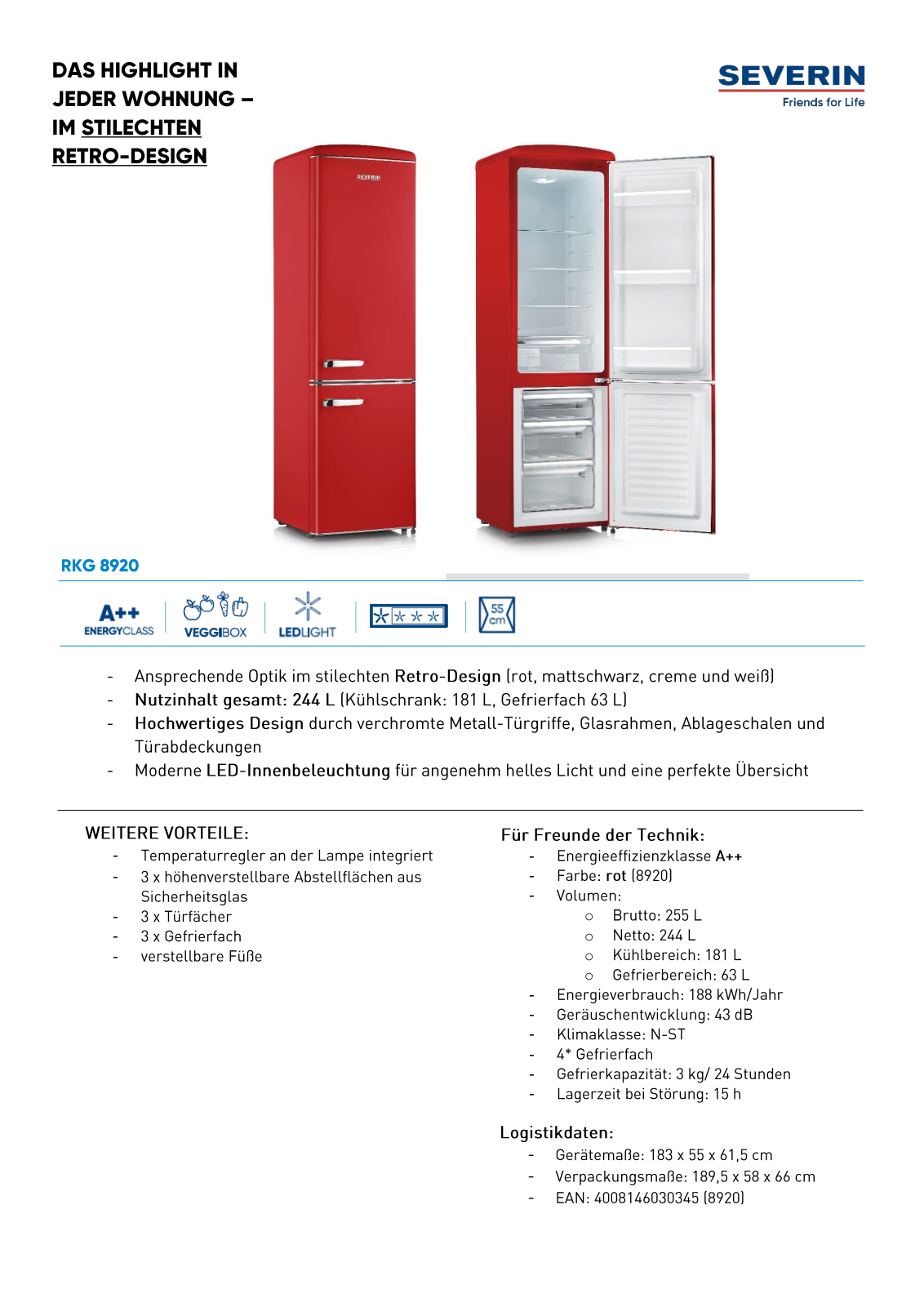 Severin RKG 8920 User Manual