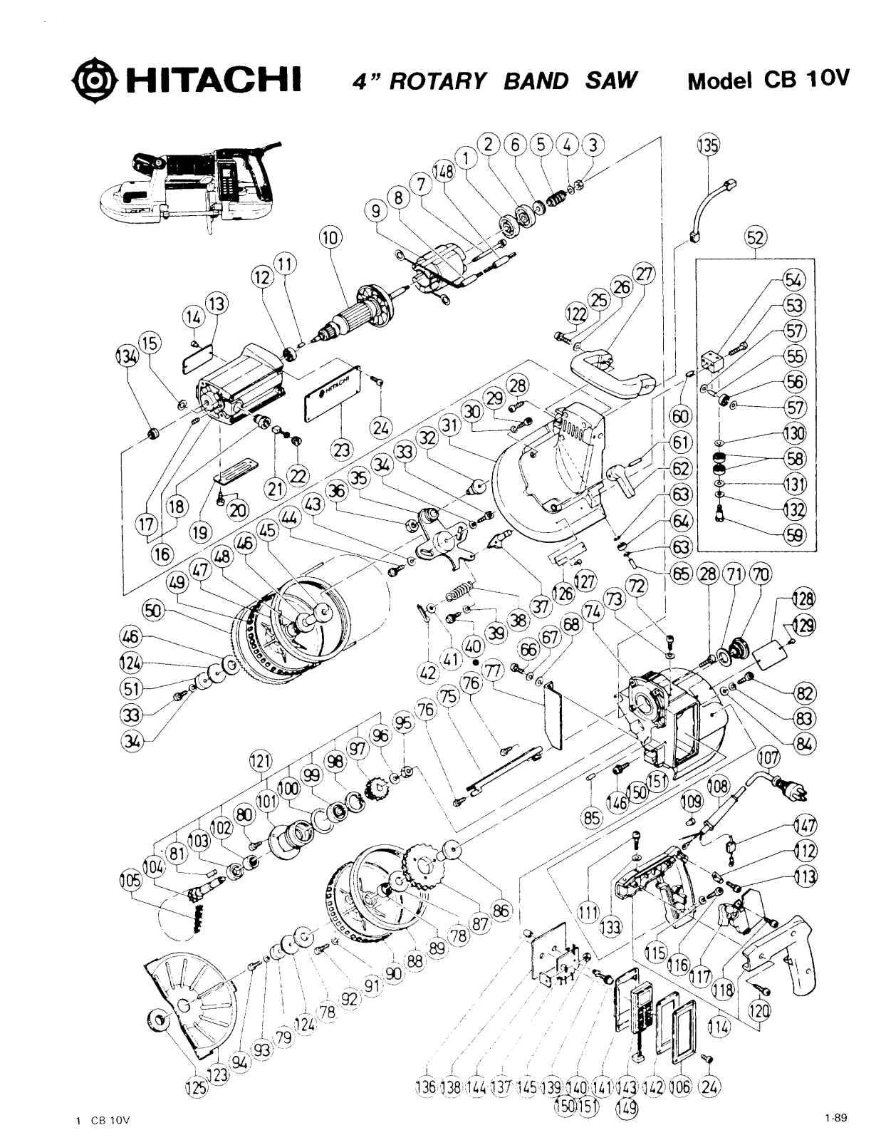 Hitachi CB10V User Manual