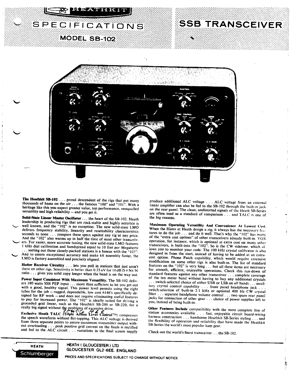 HEATHKIT sb102 SCHEMATIC (PAGE 1)