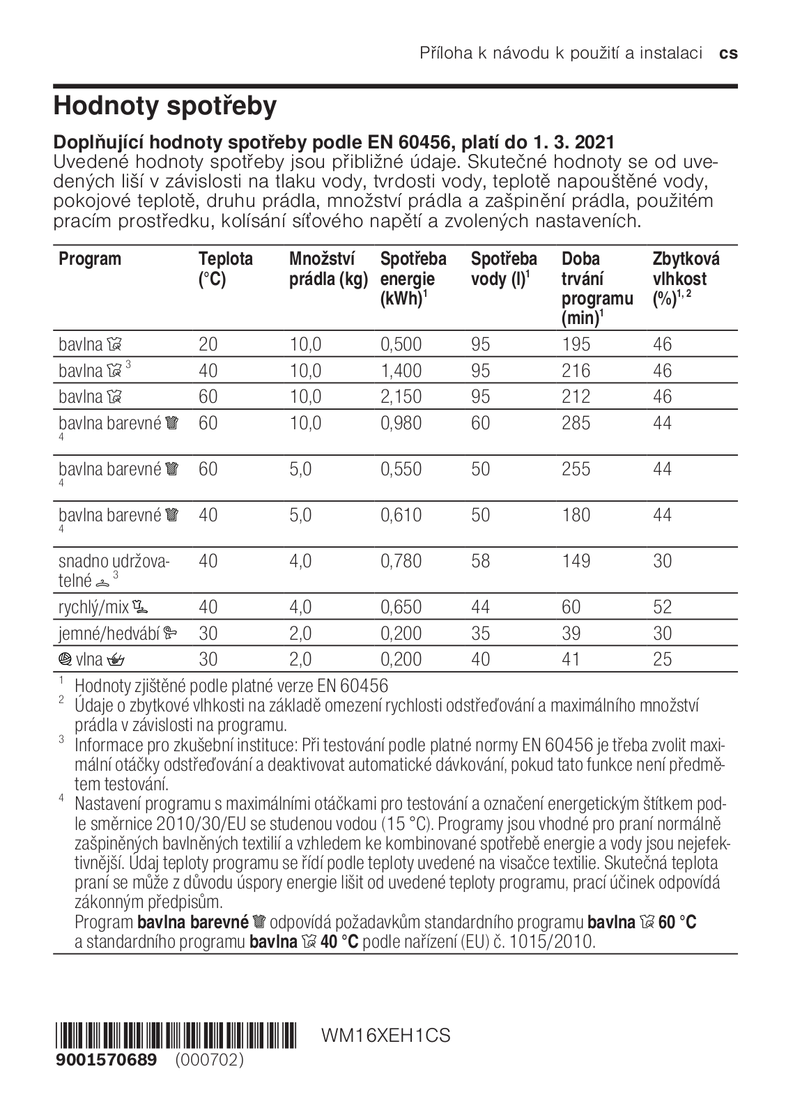 Siemens WM16XEH1CS User Manual