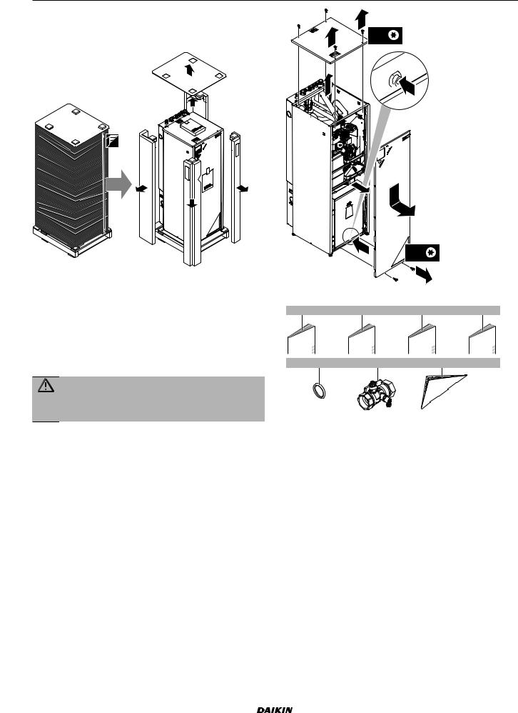 Daikin ERHQ011-014-016BA, ERLQ011-014-016CA, EHVH/X11 16S18CB, EHVH/X11 16S26CB Installation manuals