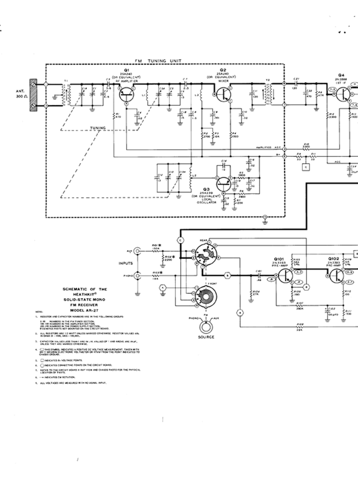 Heath Company AR-27 Schematic