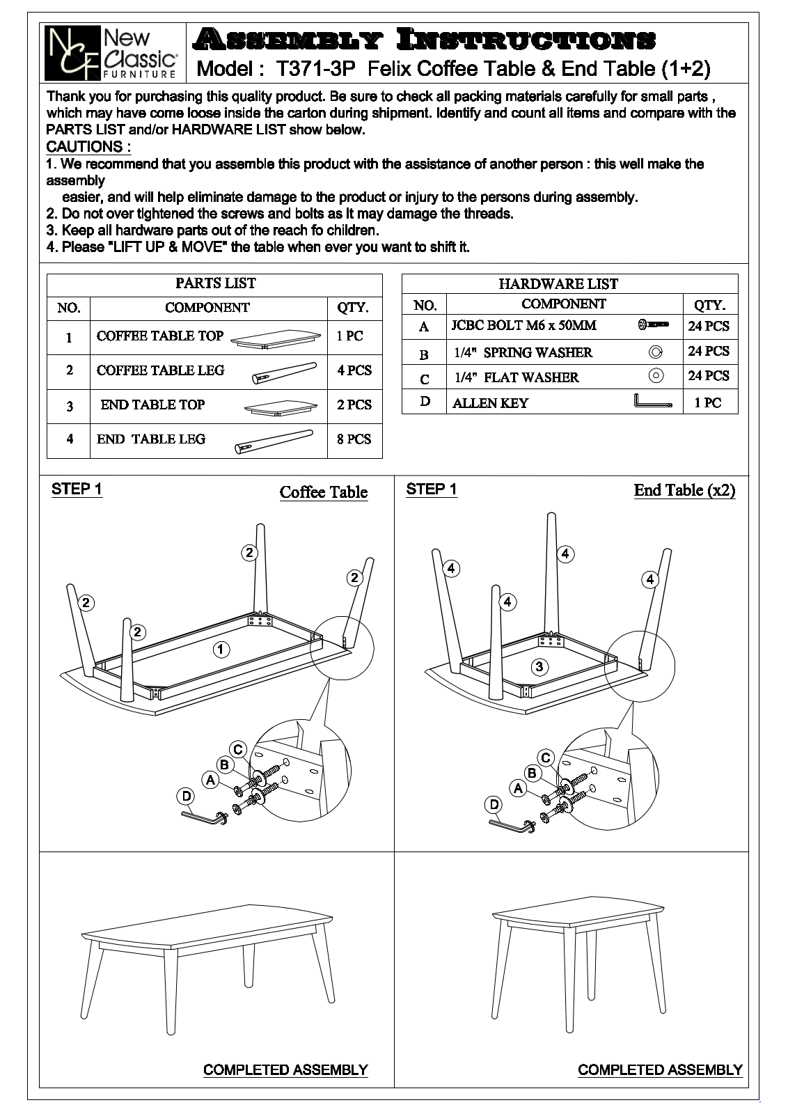 New Classic NWCS4041 w - ManualMachine.com