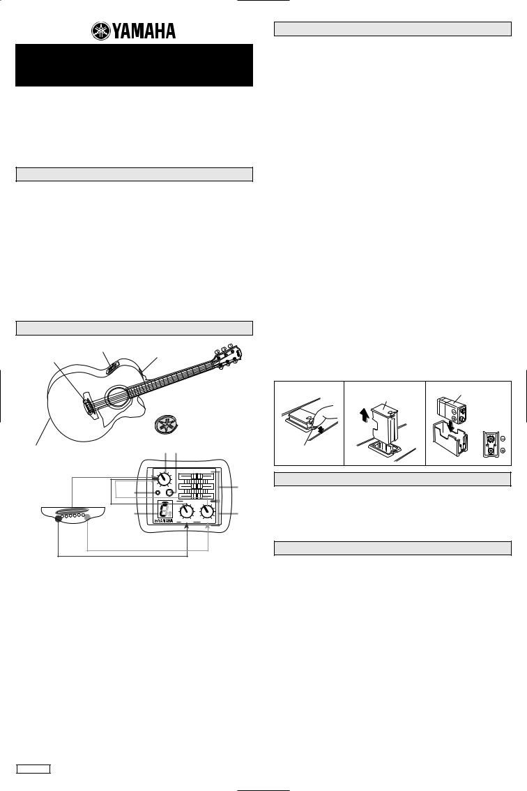 Yamaha LJX6CA, LLX6A User Manual