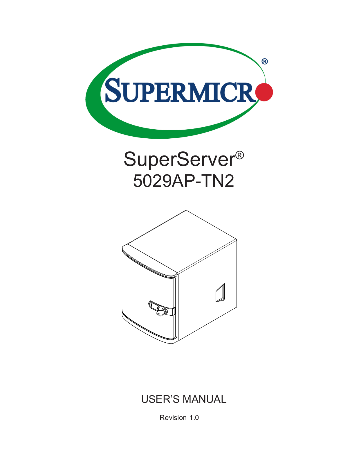 Super Micro SYS-5029AP-TN2 User Manual