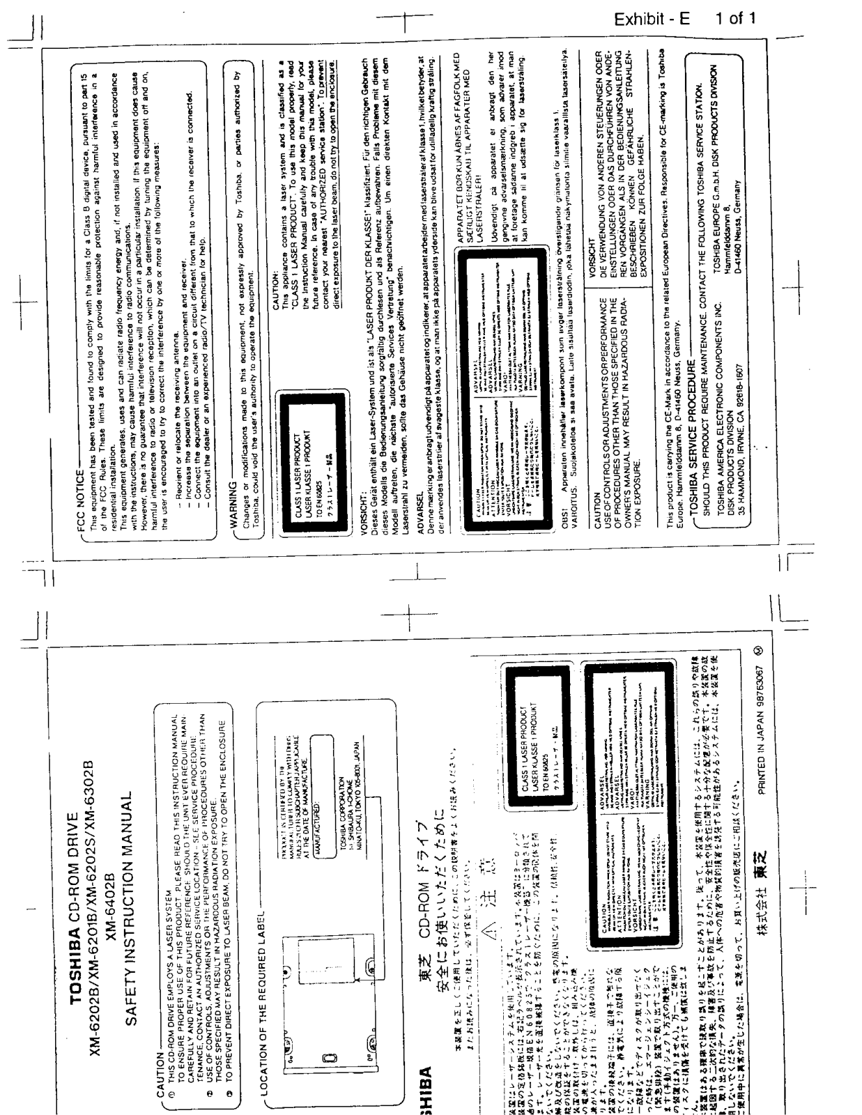 Dynabook AT98 036 User Manual