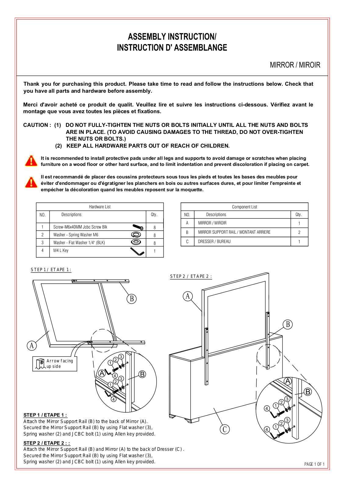 Foundstone W007990682 Installation & Assembly - ManualMachine.com