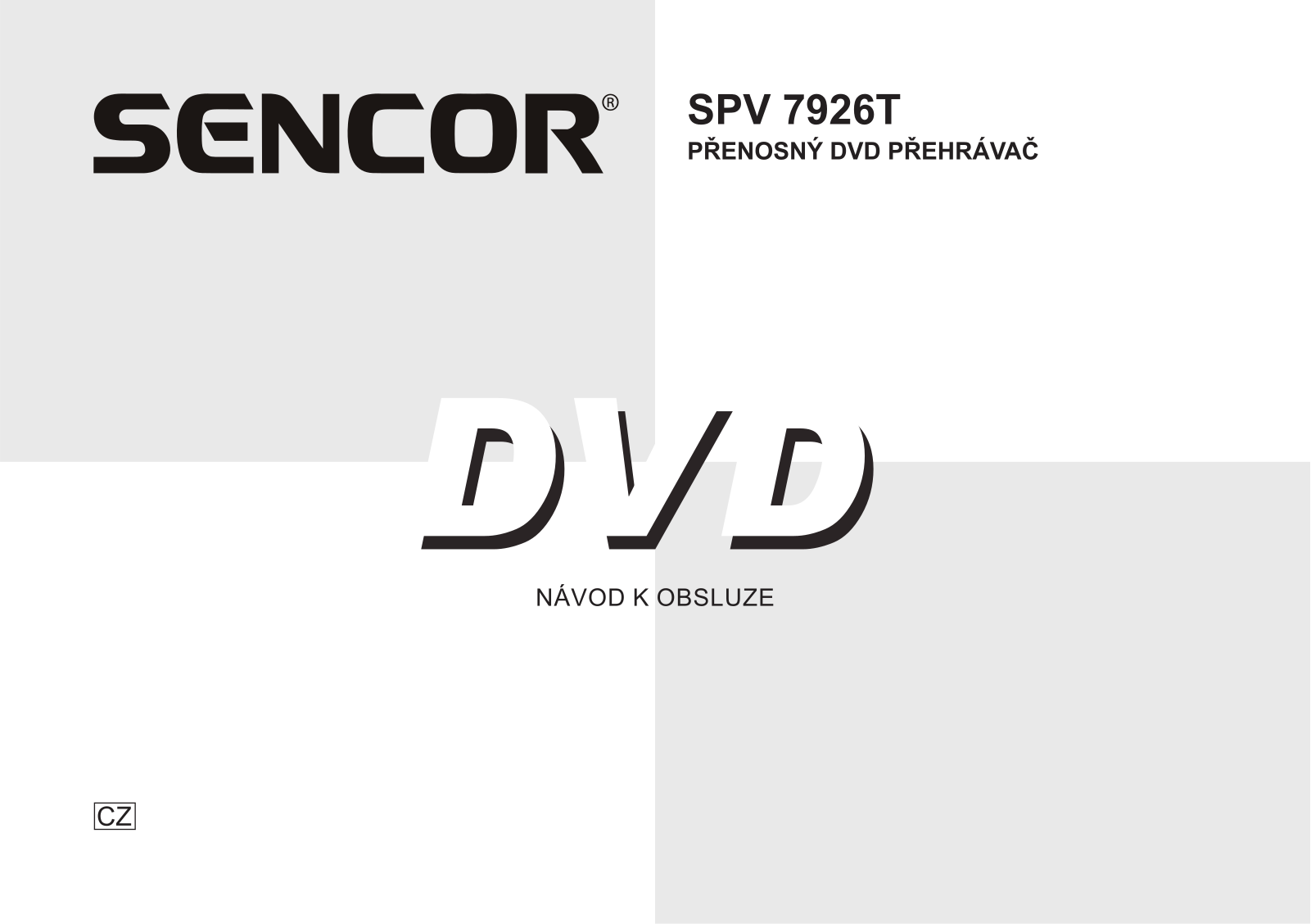 Sencor SPV 7926T User Manual