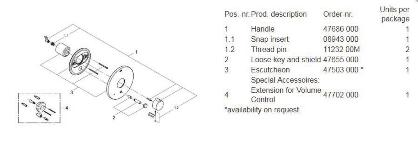 GROHE GRH3871 Exploded Drawing - ManualMachine.com