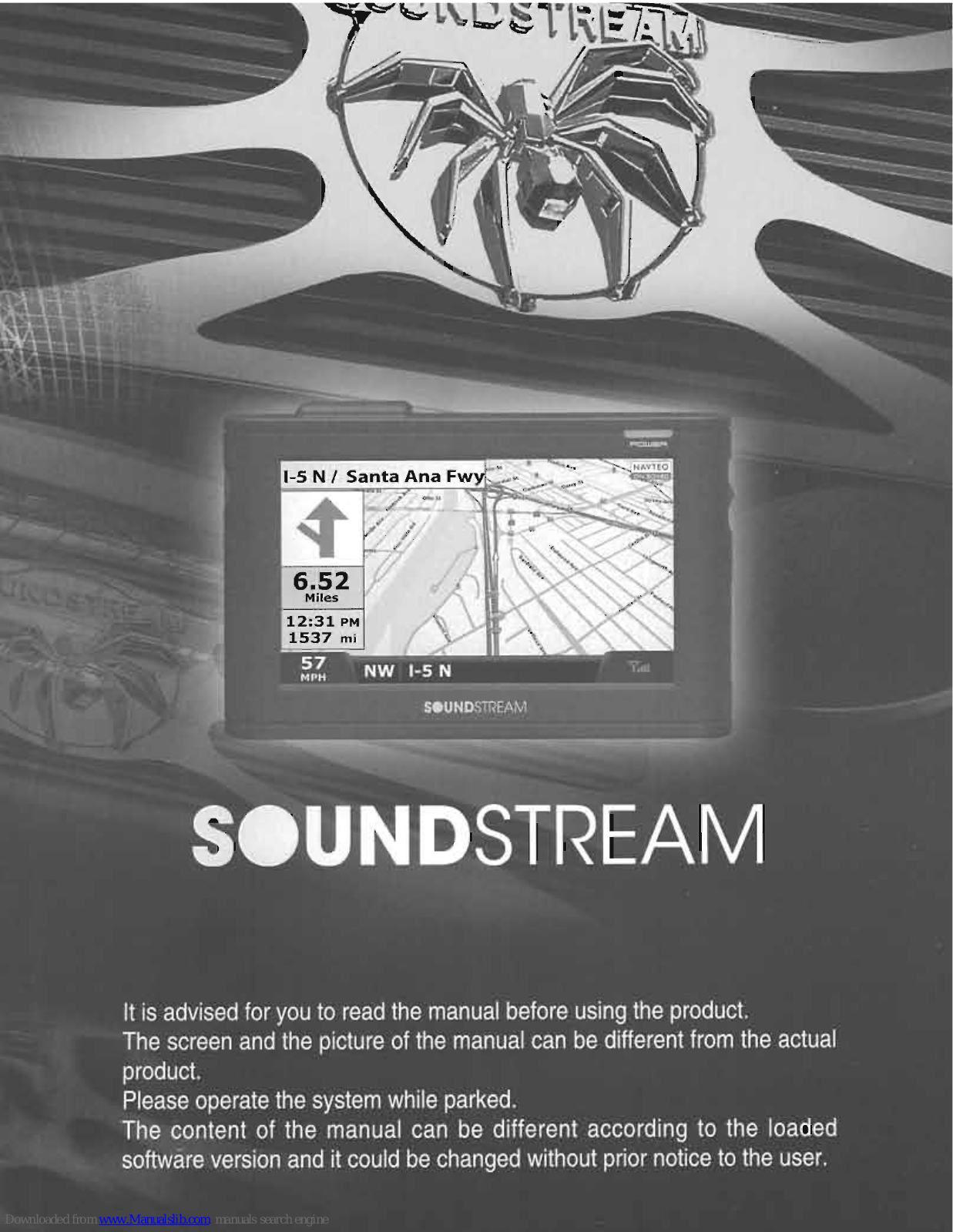 Soundstream SNAV-12 User Manual