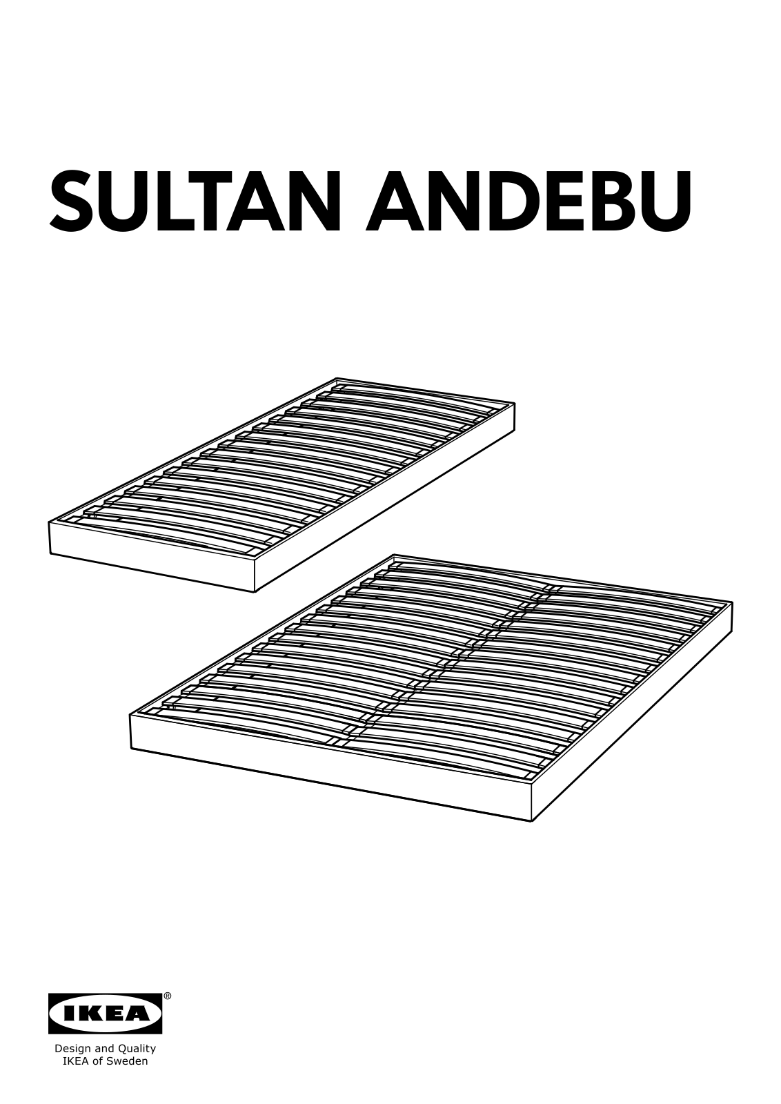 Ikea Sultan Andebu User manual