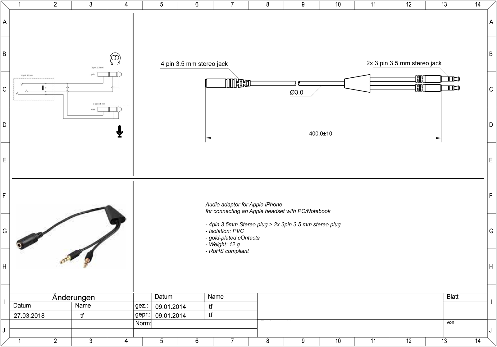Goobay I-POD-AU Datasheet - ManualMachine.com