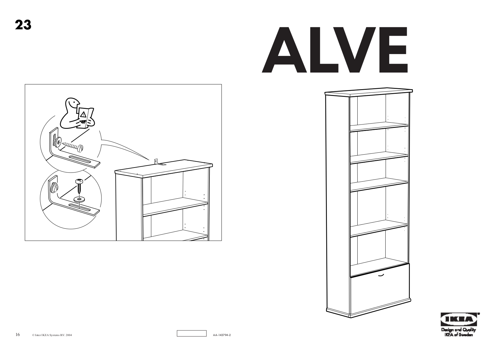 IKEA ALVE User Manual