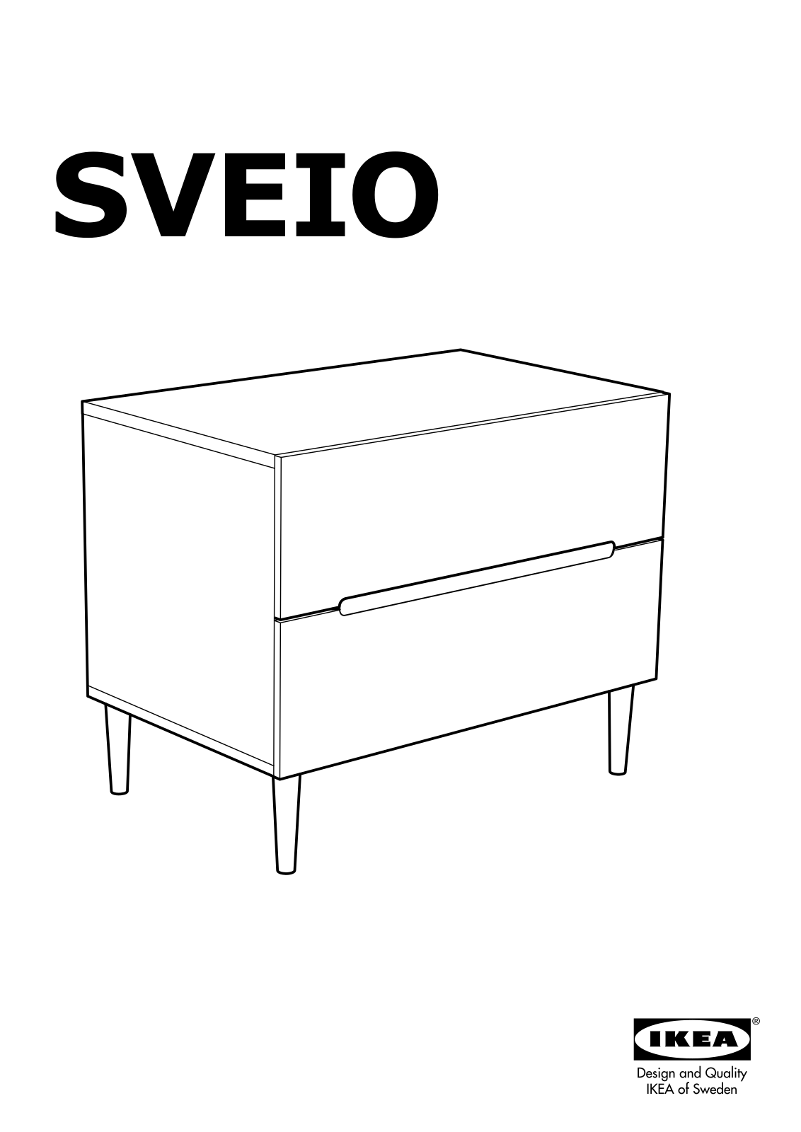 IKEA SVEIO User Manual