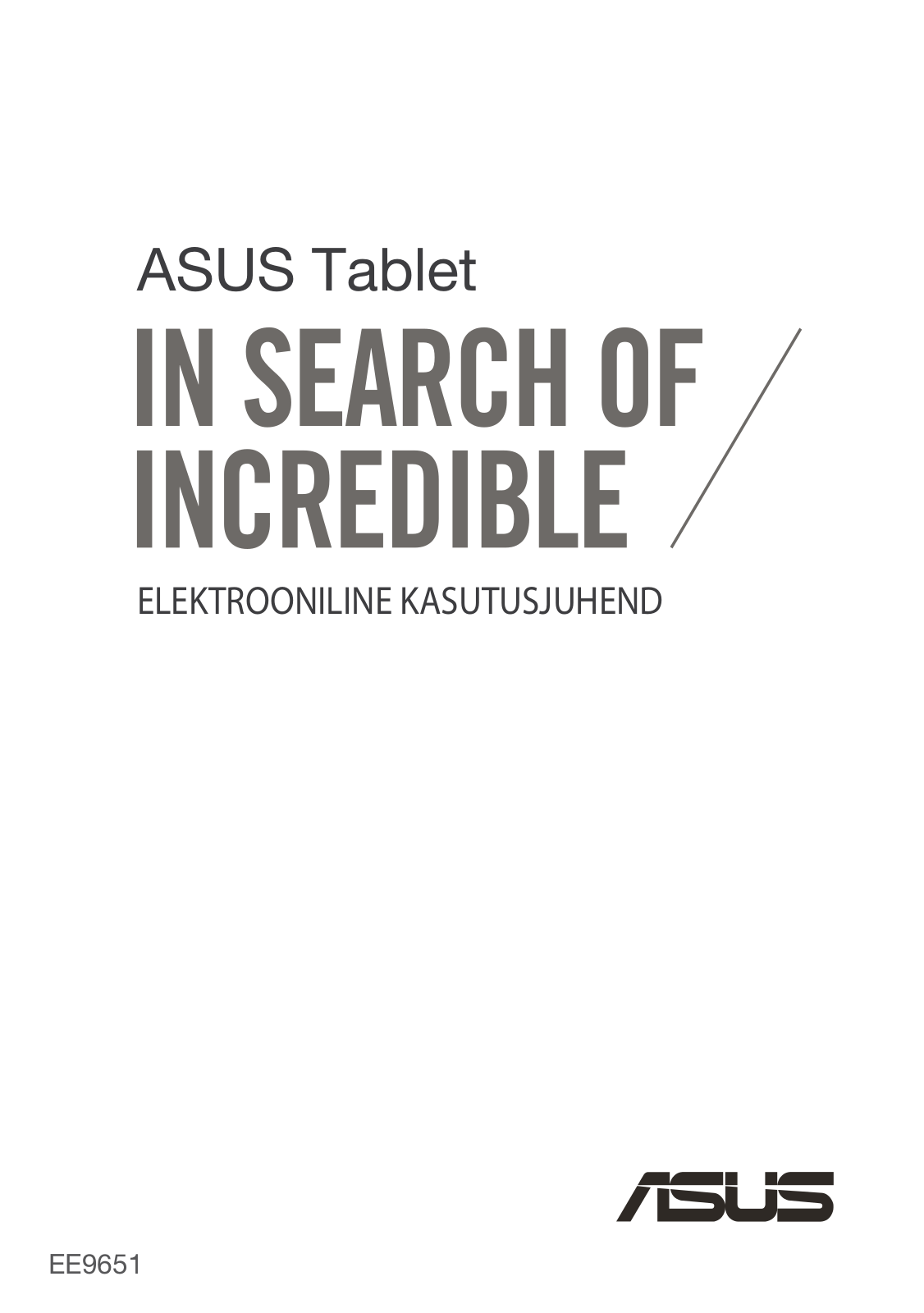 ASUS M81C, ee9651 User Manual