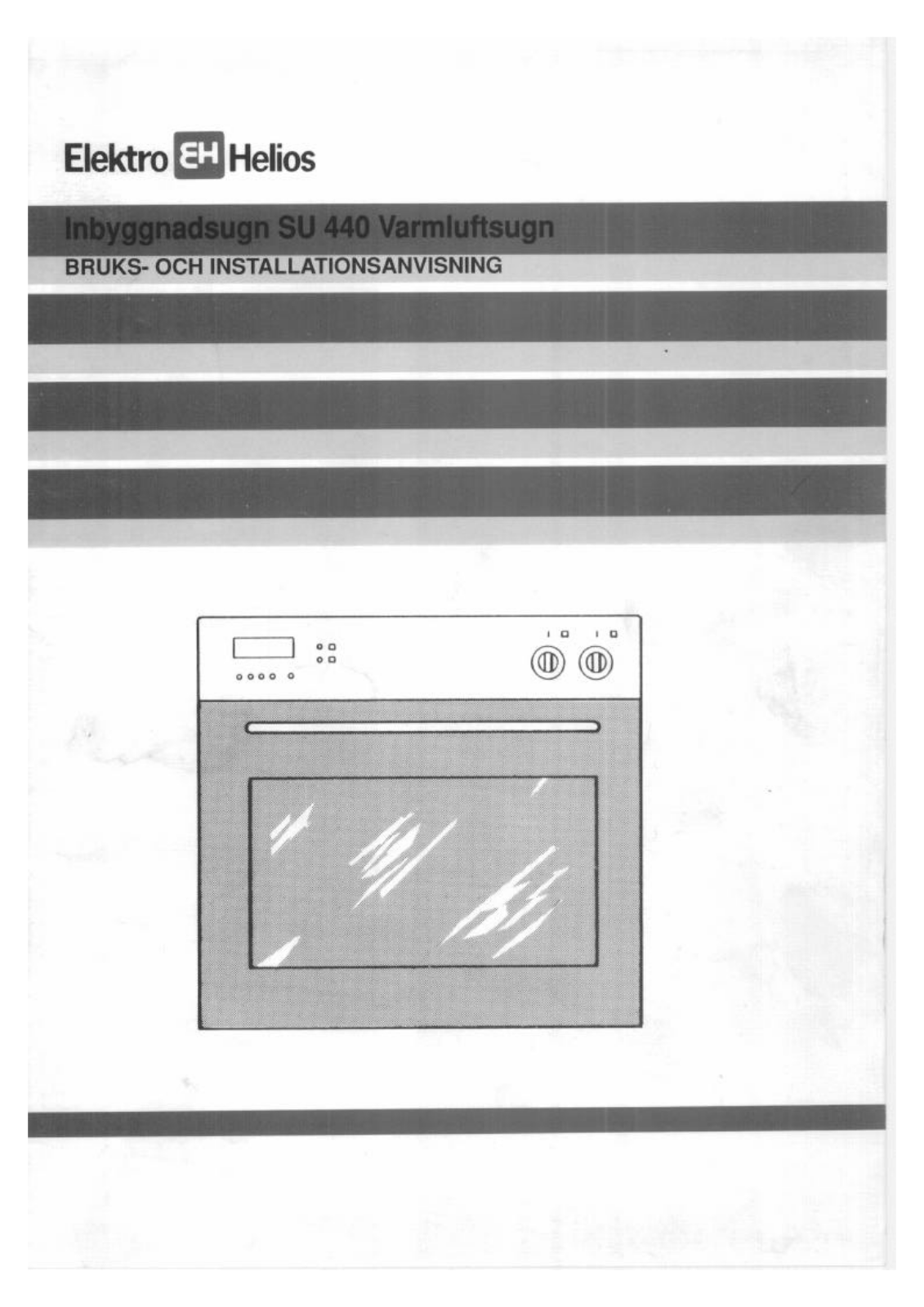 Elektro helios SU440 User and installation Manual