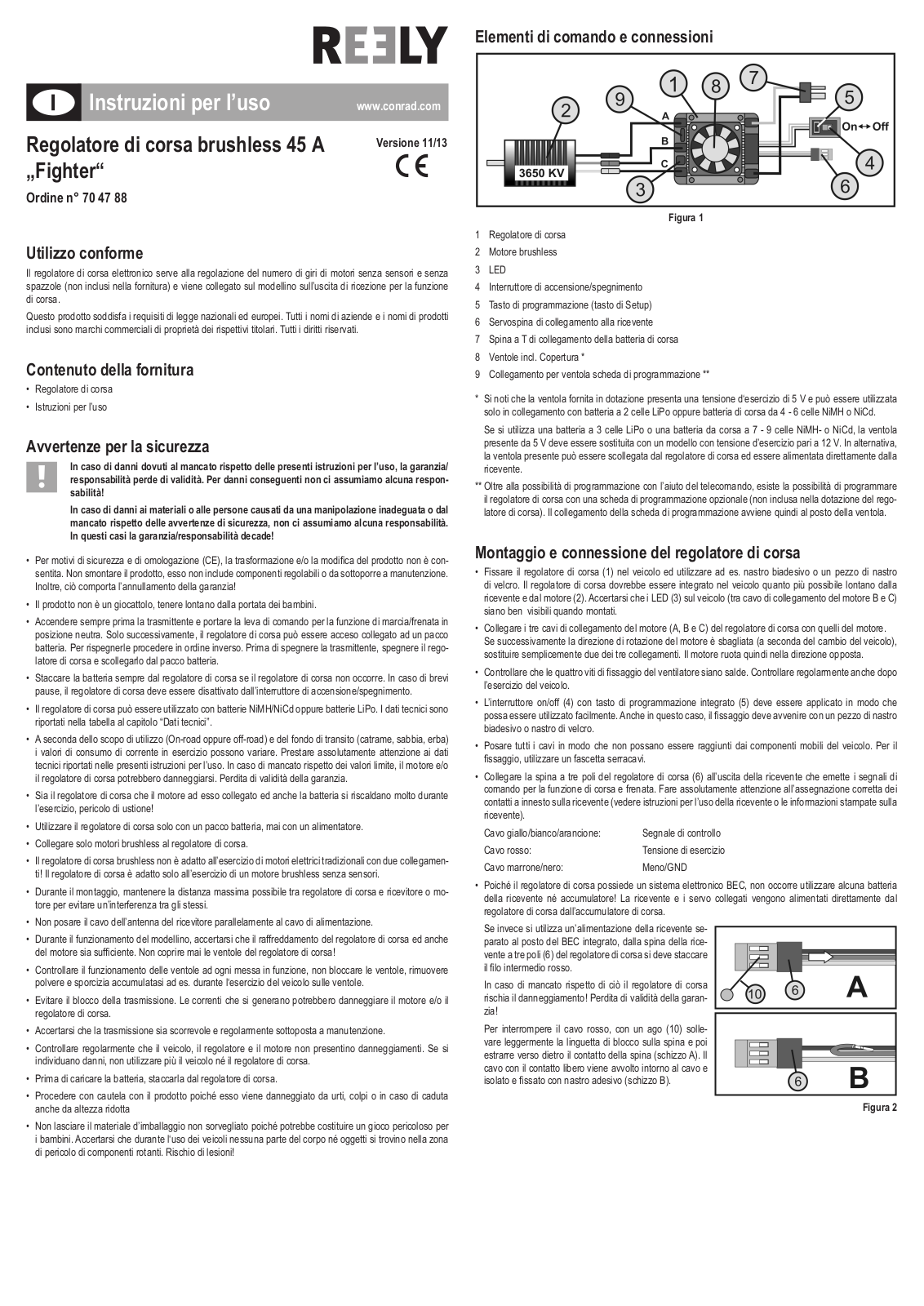 Reely Fighter User manual