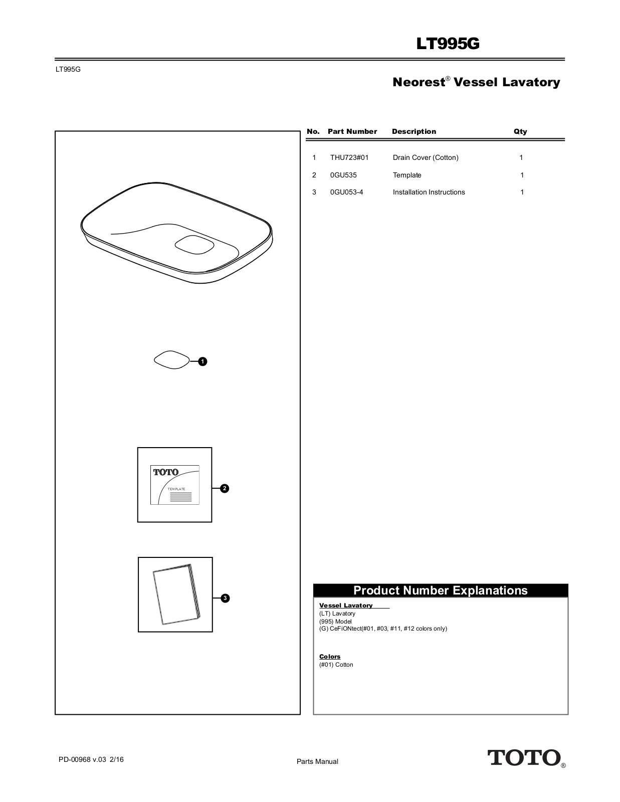 TOTO SBSA2018 Specifications - ManualMachine.com
