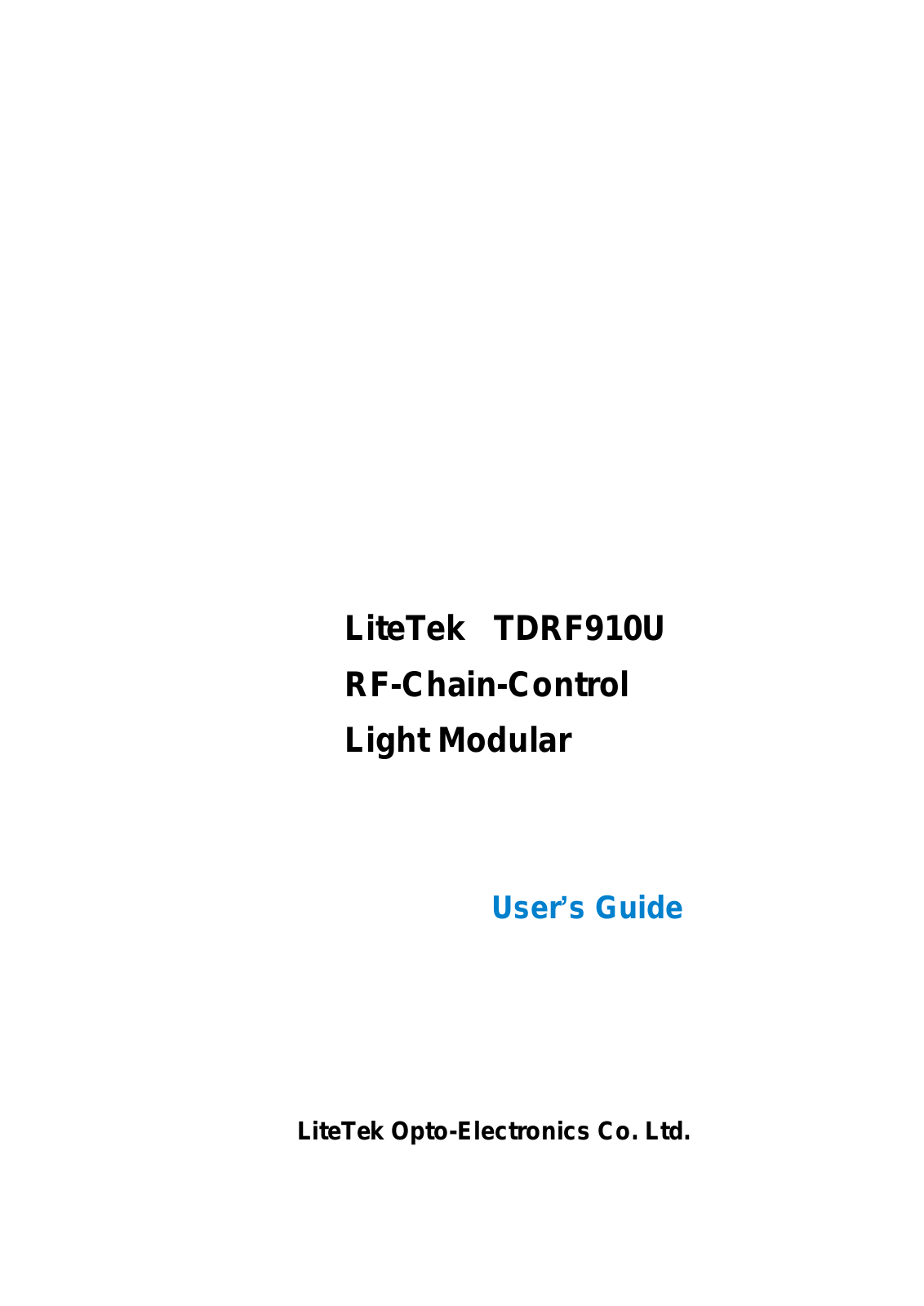 LiteTek Opto Electronics 6061AS1 User Manual