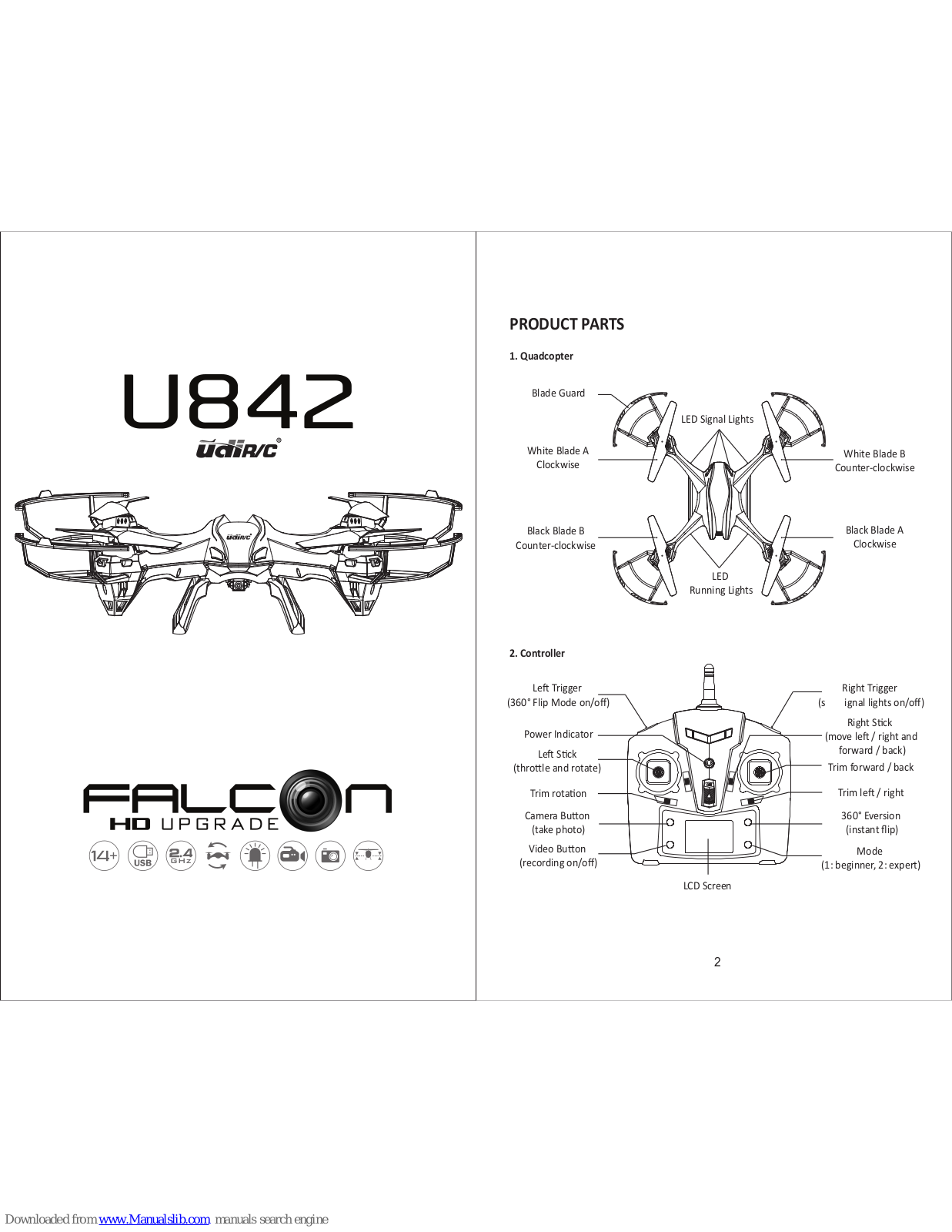 Falcon U842 User Manual