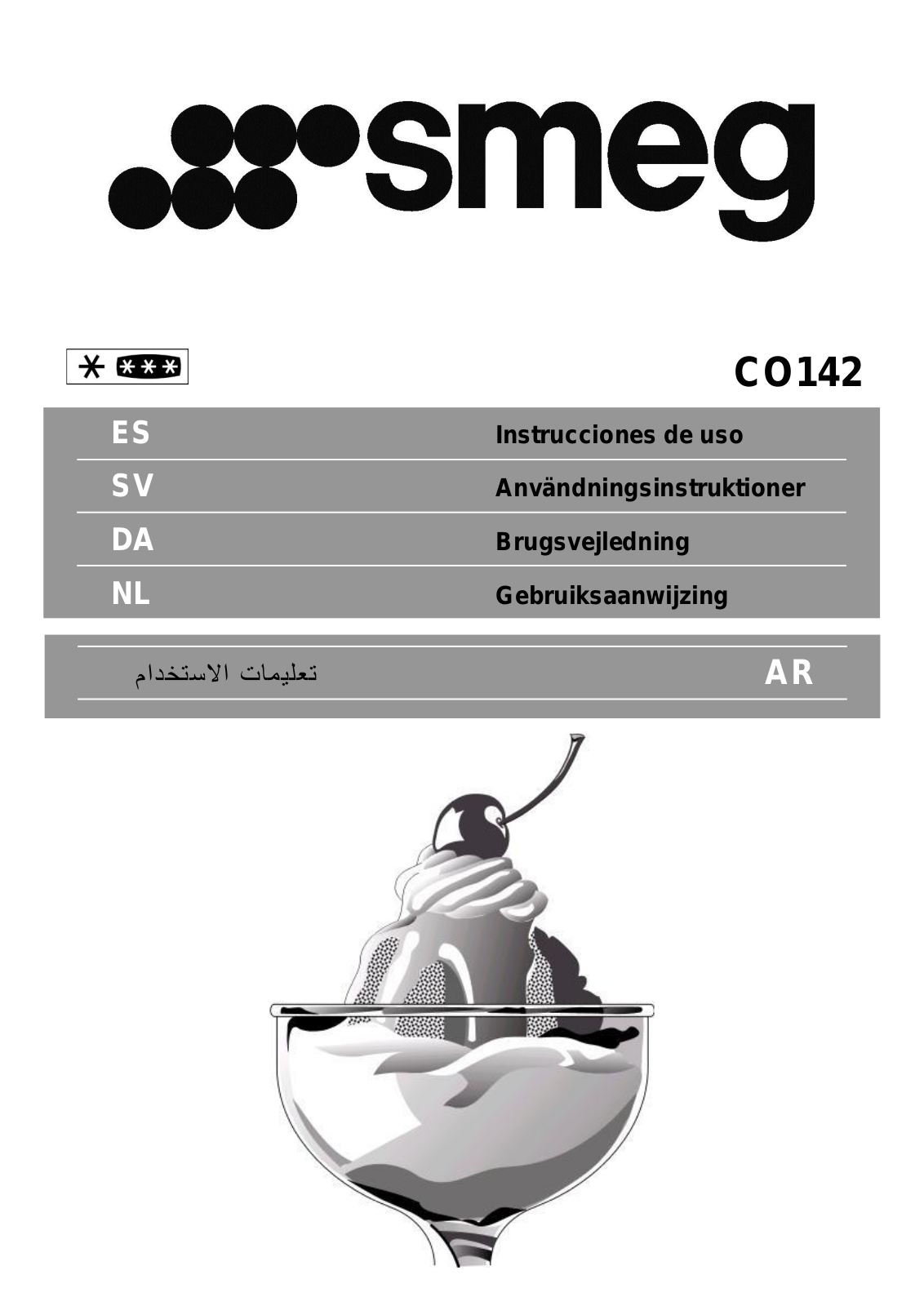 Smeg CO142 User manual