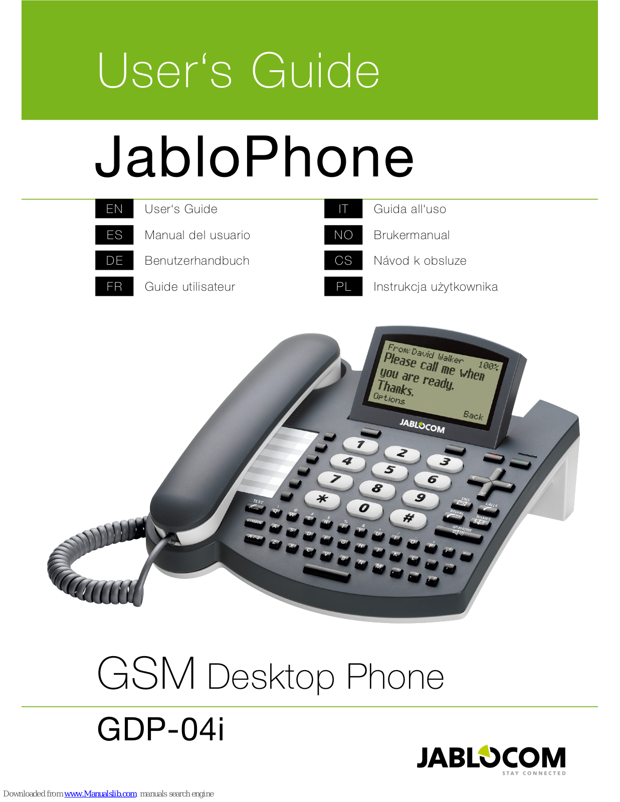 JabloCom GDP-04i User Manual