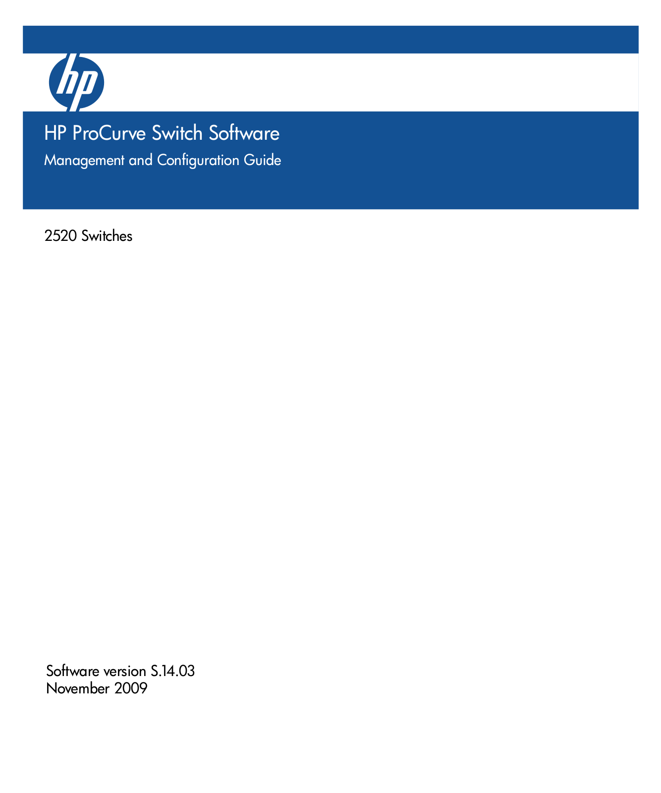 HP 2520 User Manual