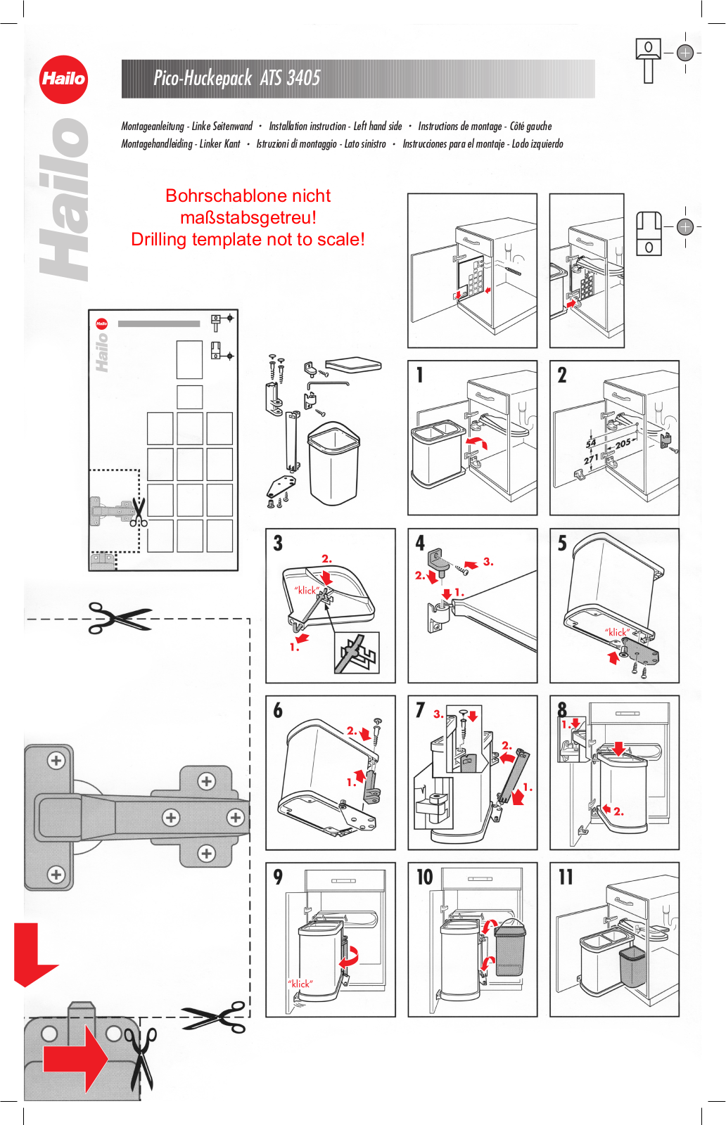 Hailo 3405-101 operation manual