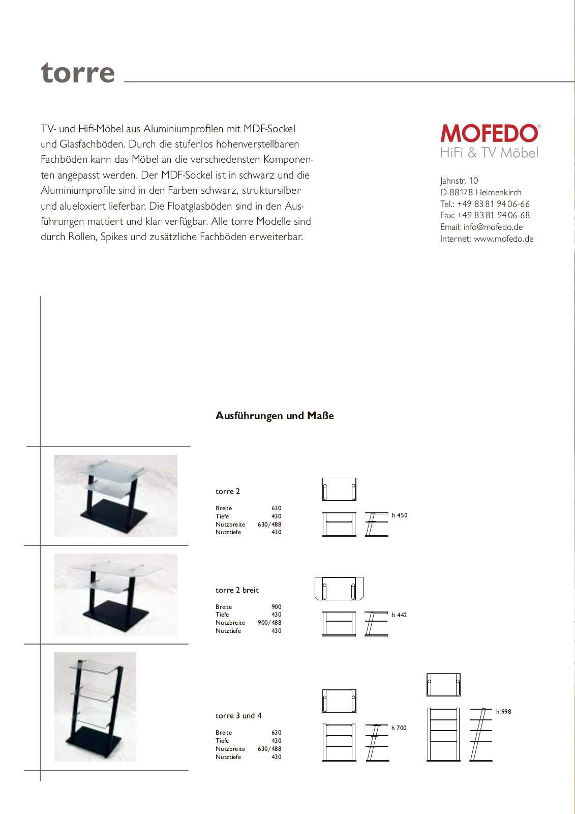 Mofedo Torre Brochure