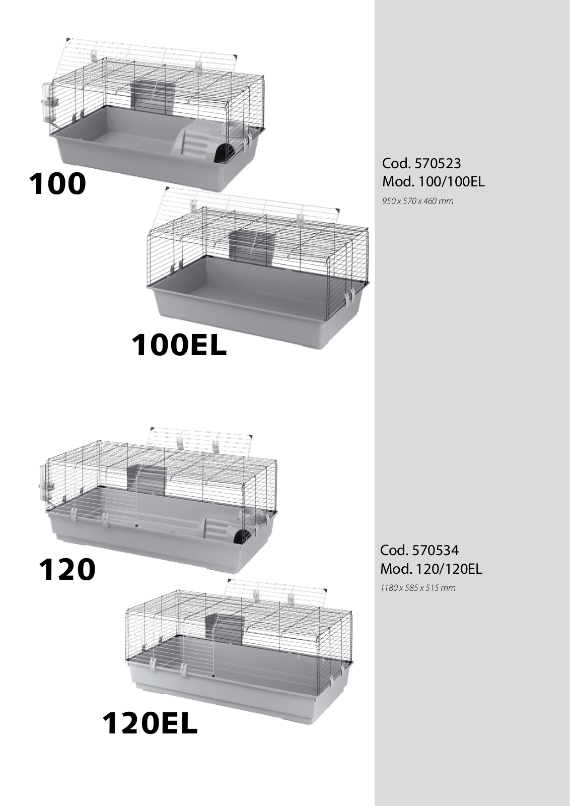 Ferplast 100, 120 User Manual