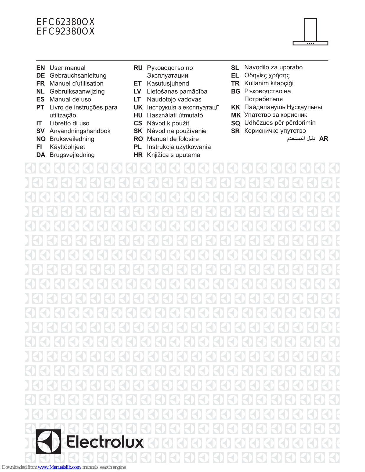 Electrolux EFC62380OX, EFC92380OX User Manual